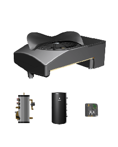 Weheat Blackbird heat pump package All-Electric with 2 pumps SKID