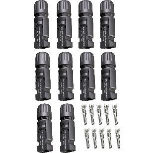 MC4 stekker male 4-6 mm2 (10 stuks per verpakking)