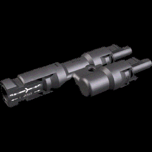 Multicontact Y-connector (1x man-2x vr) MC4 PV-AZB4 per stuk Multicontact Y-connector (1x man-2x vr) MC4 PV-AZB4 per stuk