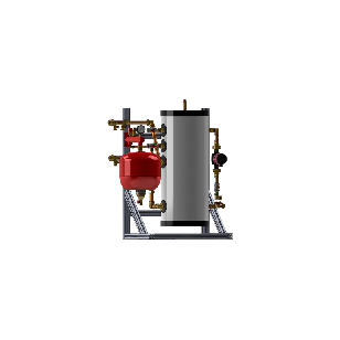 SKID t.b.v. aroTHERM 35/- 75/6 all-electric en hybride met boiler