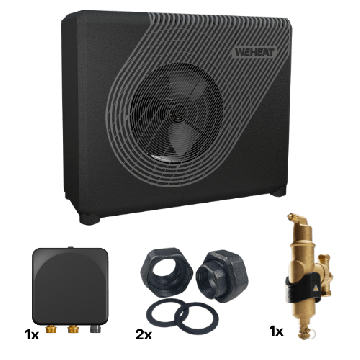 Weheat Sparrow Heat Pump kit all-electric 3-way 2 pumps