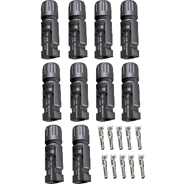 MC4 stekker male 4-6 mm2 (10 stuks per verpakking)