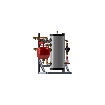 SKID t.b.v. aroTHERM 35/- 75/6 all-electric en hybride met boiler