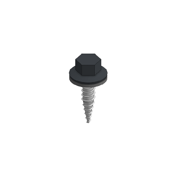 Sunbeam montageschroef zwart 30.44-b 6,0 x 25 mm taps toelopend