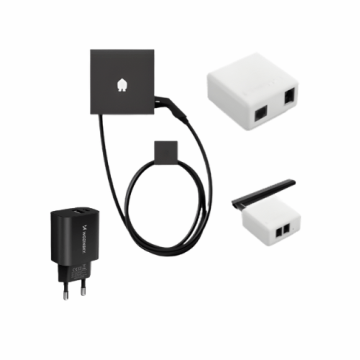 Smappee EV Wall Charging kit black with cable, p1 and 4G 