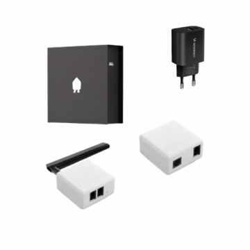 Smappee EV Wall Charging Kit Black Socket with P1 and 4G