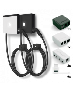 Smappee EV Wall charger kit with cable - White