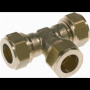 VSH brass T-piece 22 mm compression fitting