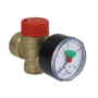 Overflow/overpressure vent with manometer