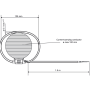 Weidmüller Rogowski coil with 1.5m cable/diameter 125mm