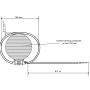 Weidmüller Rogowski coil with 6m cable/diameter 125mm