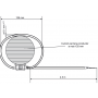 Weidmüller Rogowski coil with 4.5m cable/diameter 125mm