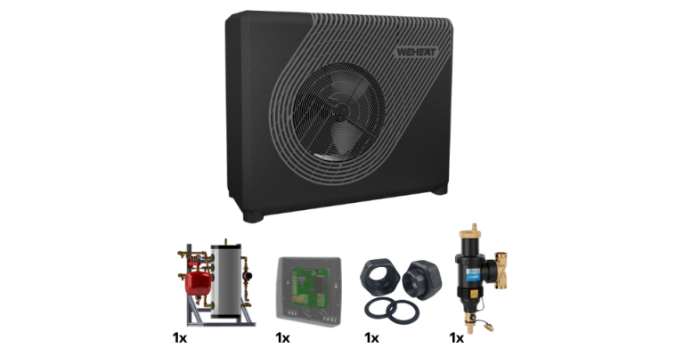 Weheat Sparrow Heat Pump kit Hybrid with SKID