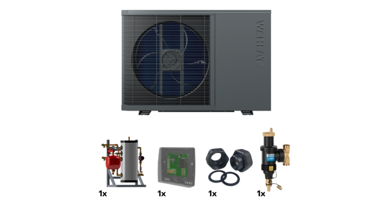 Weheat Flint Heat Pump kit hybrid with SKID