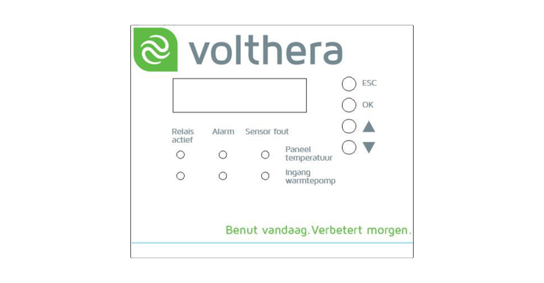 Sticker VolThera control box 