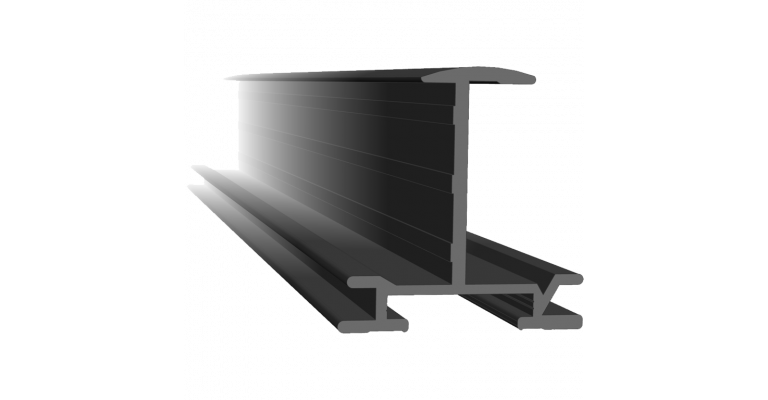 Aelex Lay-in profile 35 mm black L=5.2 m (price per metre)