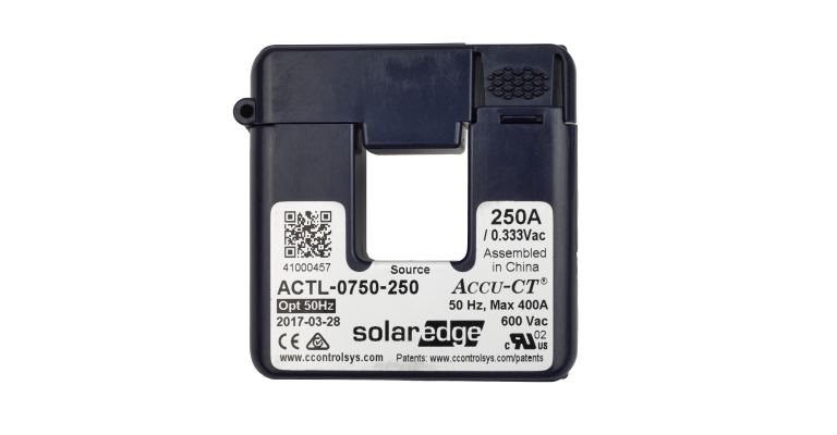 SolarEdge 250A Current transformer for 50Hz