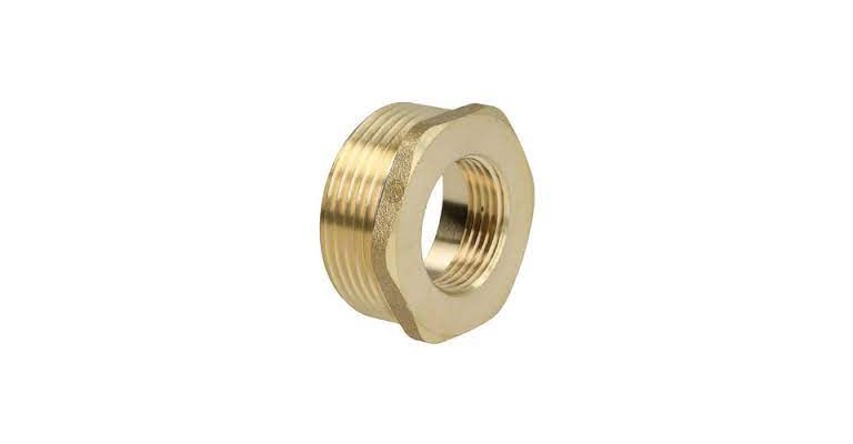 Brass adapter US/IS 1 1/4" x 1"