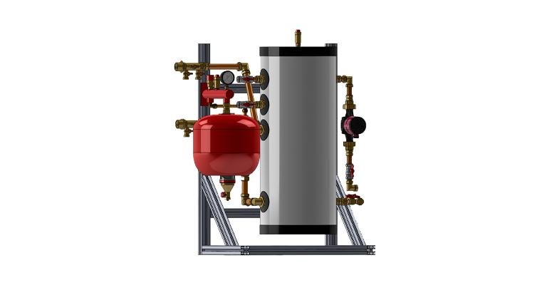 Volthera SKID for aroTHERM 35/- 75/6 all-electric and hybrid with boiler