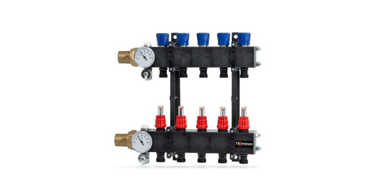 Therminon Composite distributor Multi-unit + quick-release adapters 3 groups