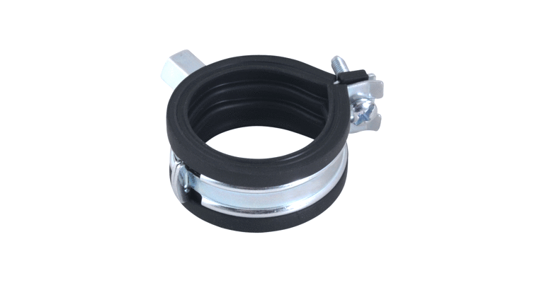 Two-part bracket round 25 - 28mm