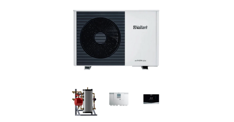 Vaillant heat pump kit hybrid 7kW with SKID