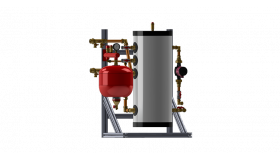 SKID t.b.v. aroTHERM 35/- 75/6 all-electric en hybride met boiler