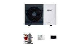 Vaillant heat pump kit hybrid 7kW with SKID