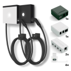 Smappee EV Wall charger kit with cable - White