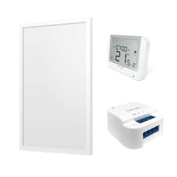 Infrared panel kit for bedroom up to 6 m² without app