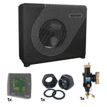 Weheat Sparrow Heat Pump kit all-electric 3-way 2 pumps with skid