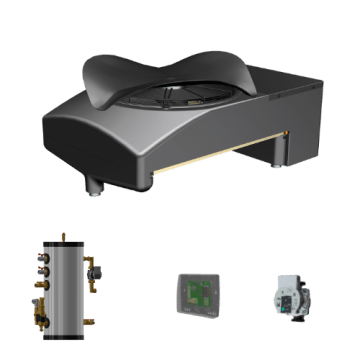 Weheat Blackbird heat pump kit hybrid with SKID