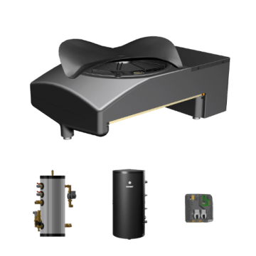 Weheat Blackbird heat pump package All-Electric with 2 pumps SKID