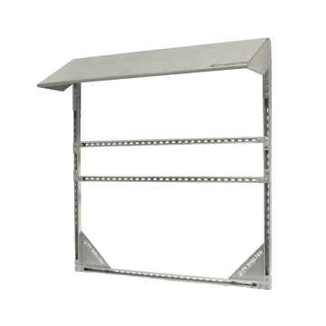 PVshelter High Energy wall 179cm x 158cm x 75cm frame