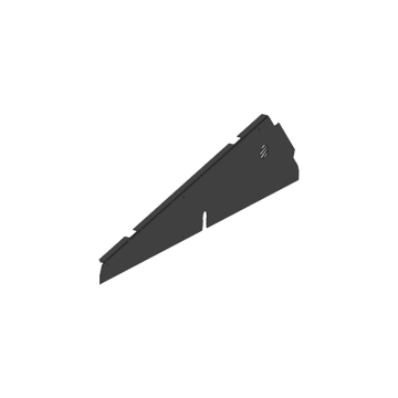 Sunbeam zijplaat Nova zwart 12.60-UL-b