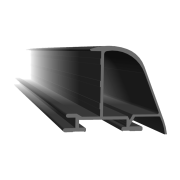 Aelex Cover profile 30 mm black