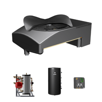 Weheat Blackbird heat pump package All-Electric with 2 pumps SKID