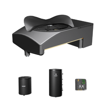 Weheat Blackbird heat pump kit All-Electric with 2 pumps