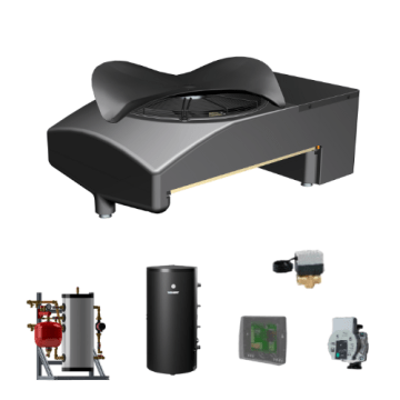Weheat Blackbird heat pump kit All-Electric 3-way SKID